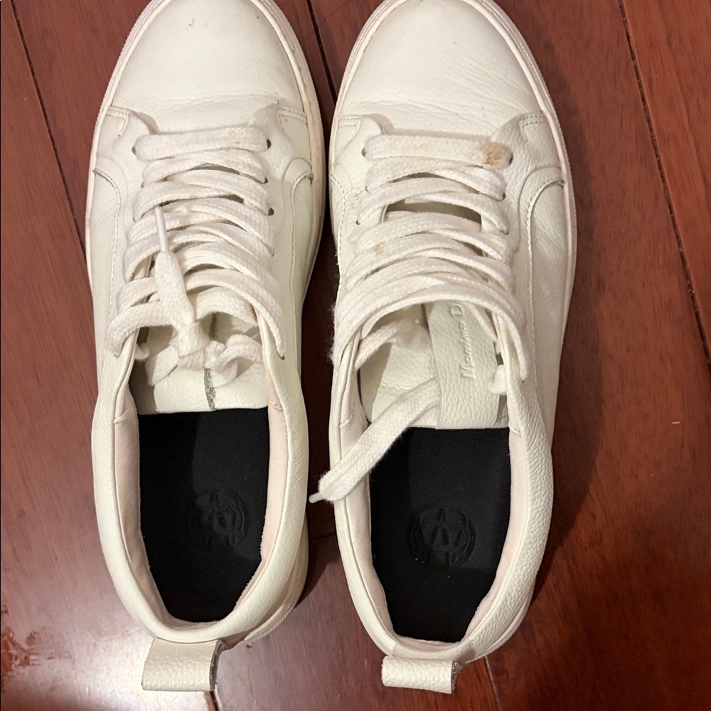 Massimo dutti White Leather Sneakers